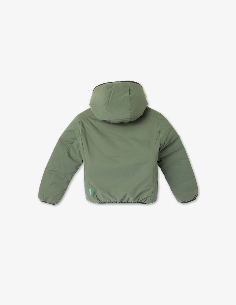 rinascente Save The Duck Giacca piumino reversibile con cappuccio matt 15 - Oliva