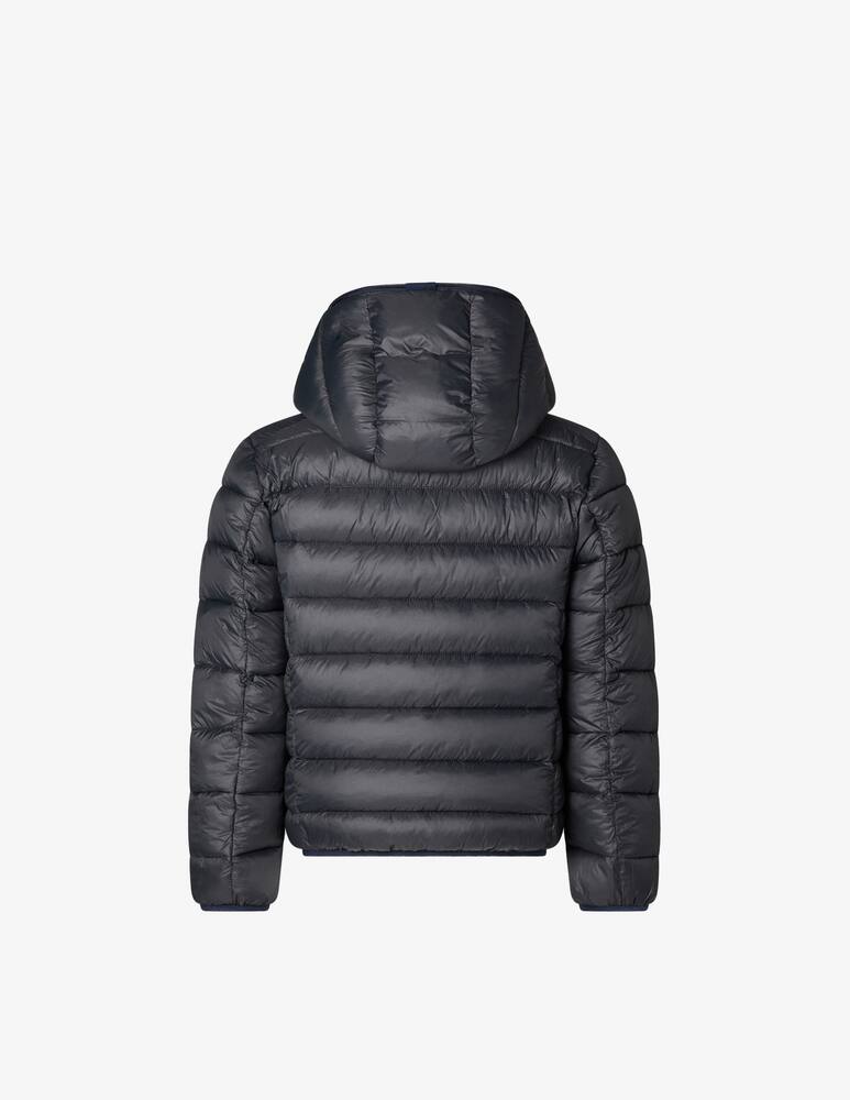 rinascente Save The Duck Matt 15 reversible  hooded down jacket - Blue