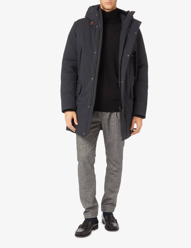 rinascente Save The Duck Hooded parka - Black