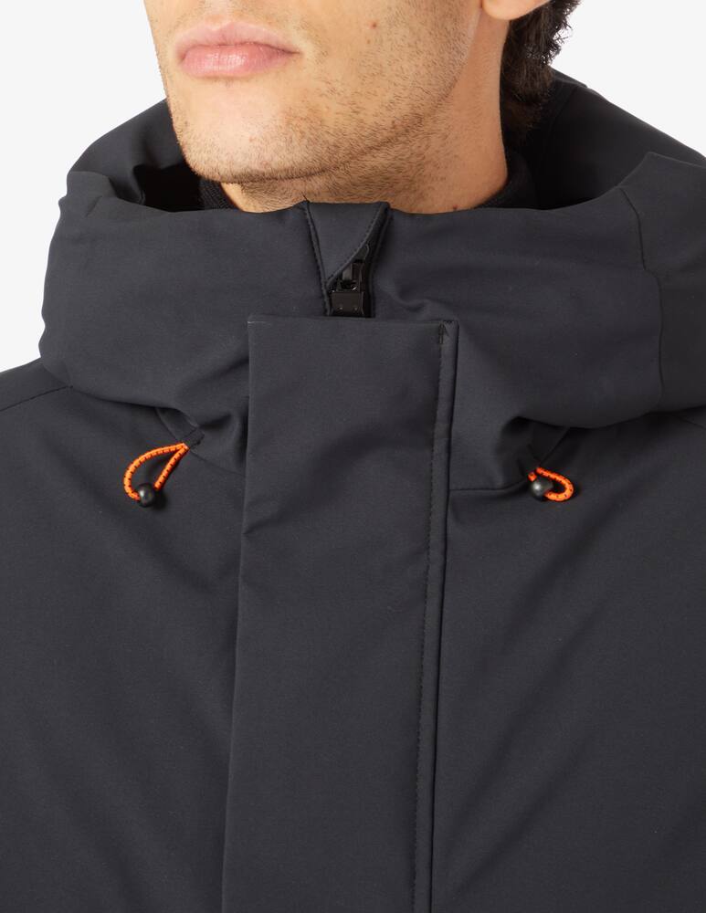 rinascente Save The Duck Hooded parka - Black