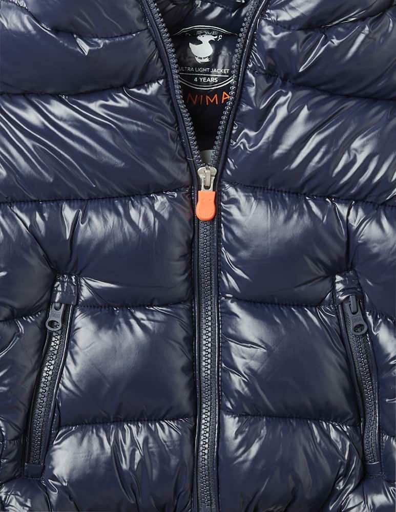Save The Duck Luck 15 hooded down jacket - Blue - picture 2 Save The Duck Luck 15 hooded down jacket - Blue - picture 2