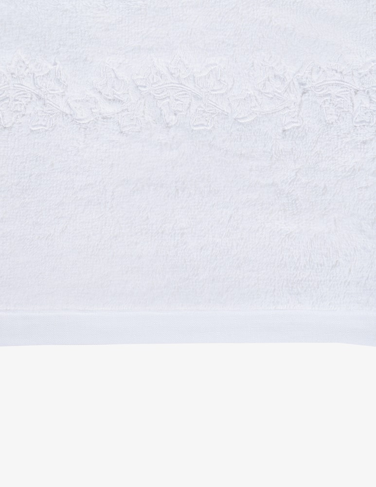 rinascente Rivolta Carmignani Edera Set Asciugamano E Ospite - Bianco