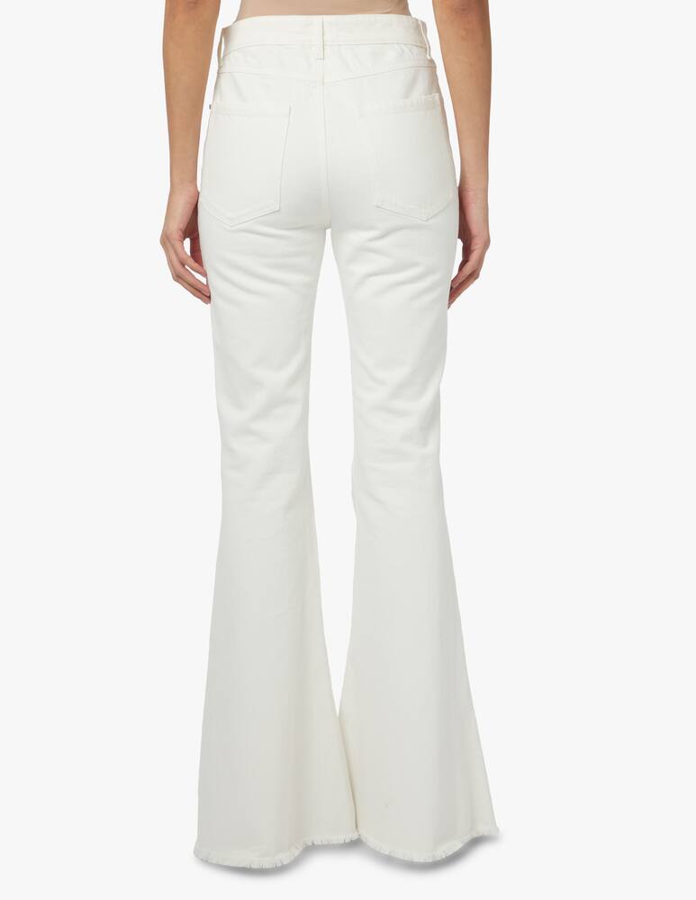 rinascente Sportmax Jeans a zampa e vita alta Fulvia - bianco