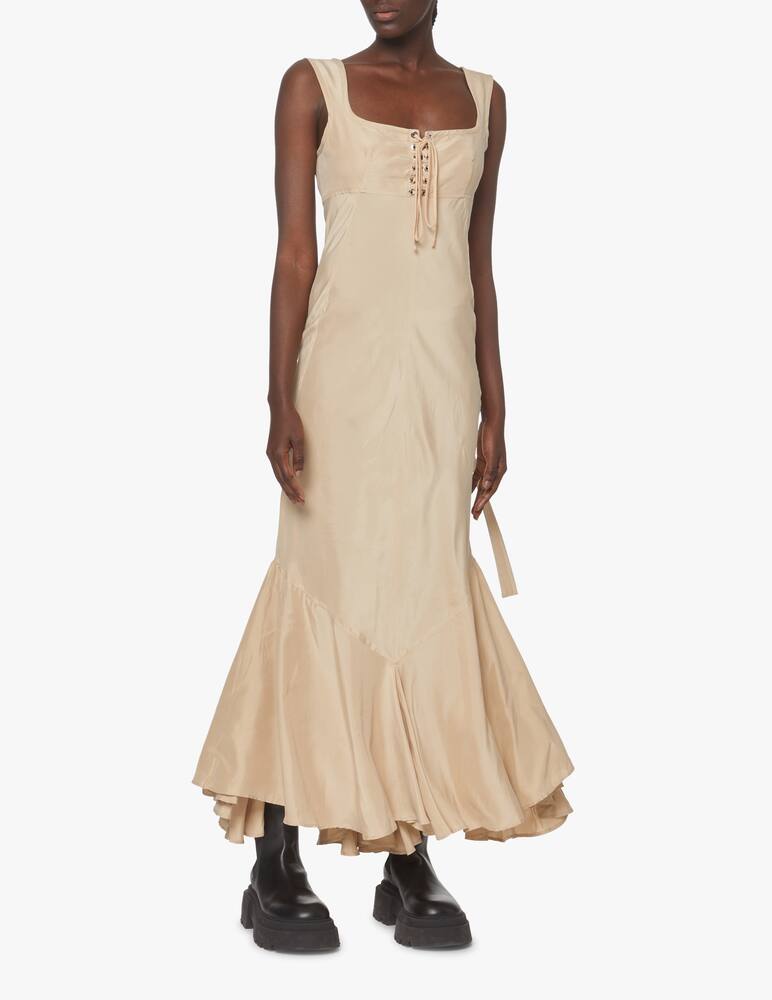 Sportmax Vestito lungo in seta Cora - beige - immagine 1 Sportmax Vestito lungo in seta Cora - beige - immagine 1