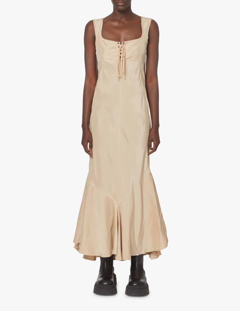 rinascente Sportmax Vestito lungo in seta Cora - beige