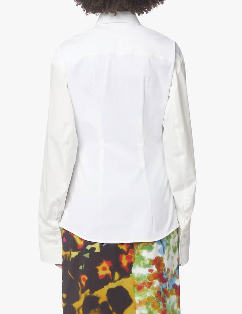 Sportmax Tigre cotton shirt - white - picture 3 Sportmax Tigre cotton shirt - white - picture 3