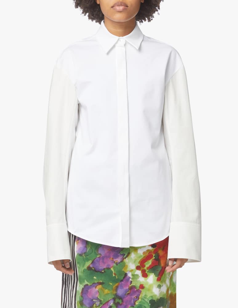 Sportmax Tigre cotton shirt - white - picture 1 Sportmax Tigre cotton shirt - white - picture 1
