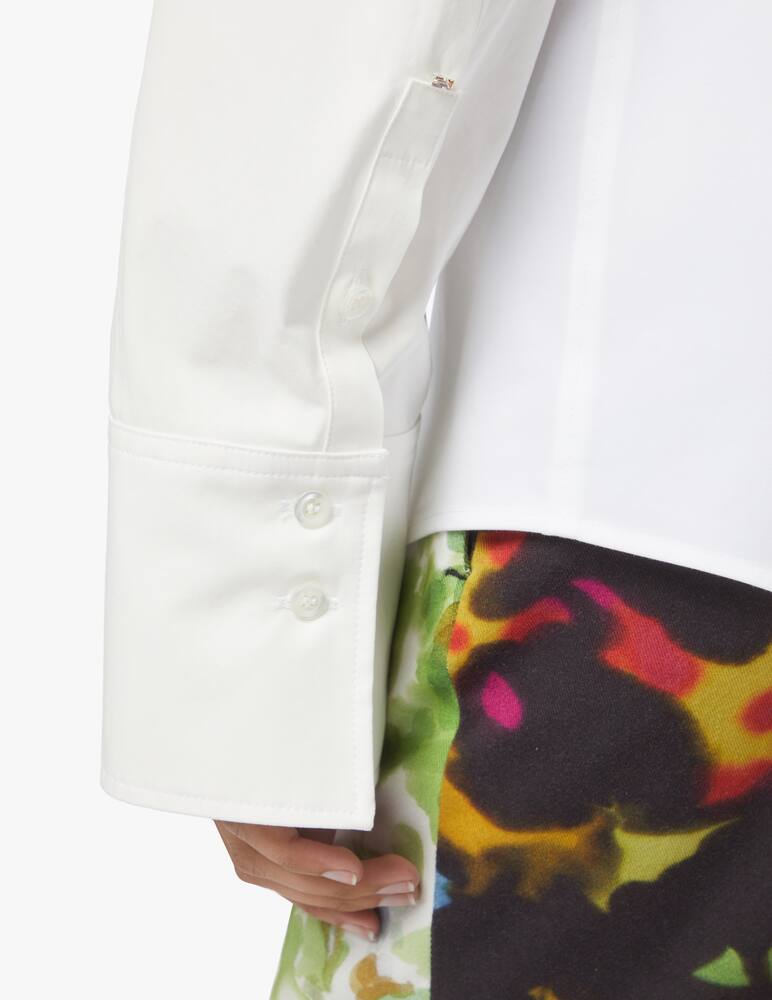Sportmax Tigre cotton shirt - white - picture 4 Sportmax Tigre cotton shirt - white - picture 4