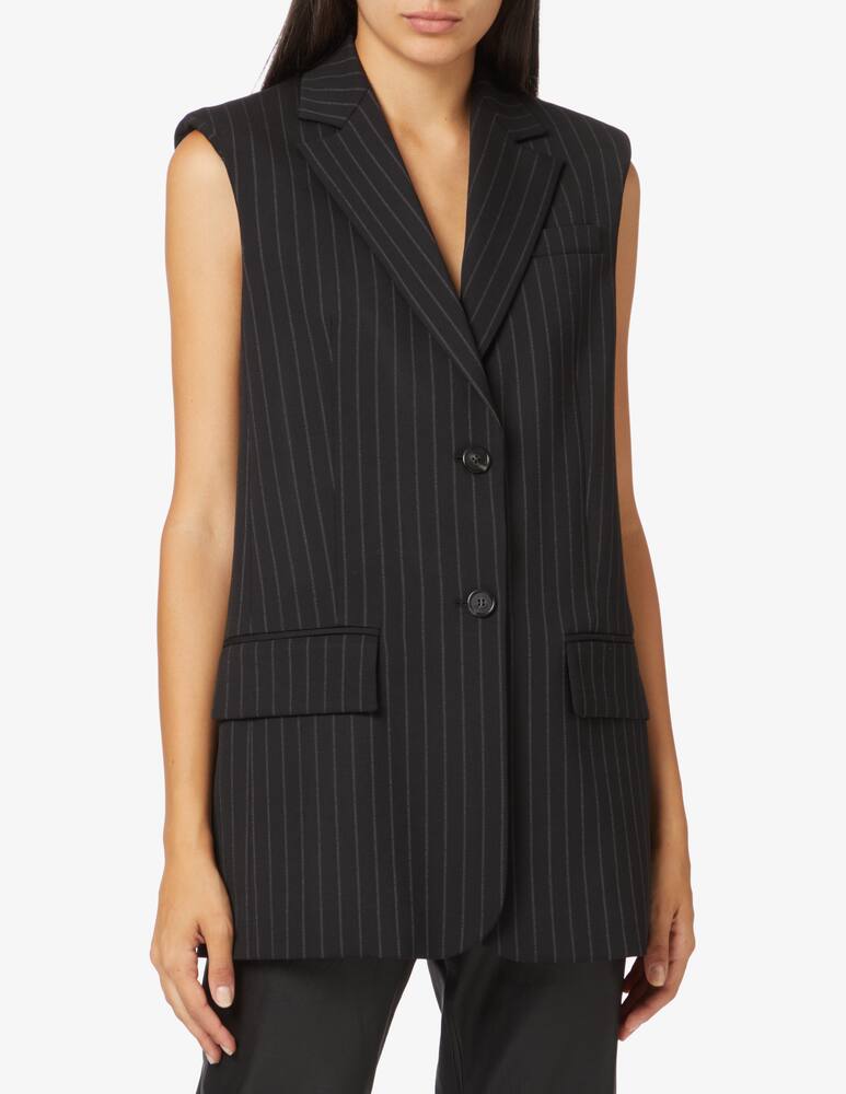 Sportmax Blazer senza manica Rossana - Nero - immagine 1