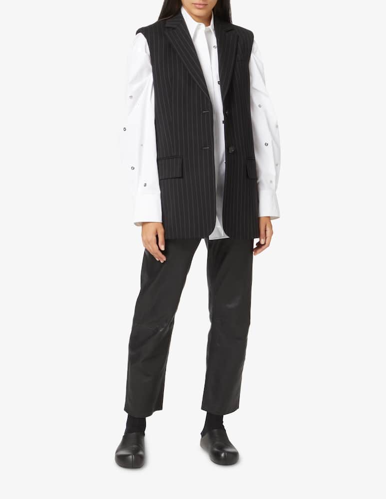 Sportmax Blazer senza manica Rossana - Nero - immagine 2