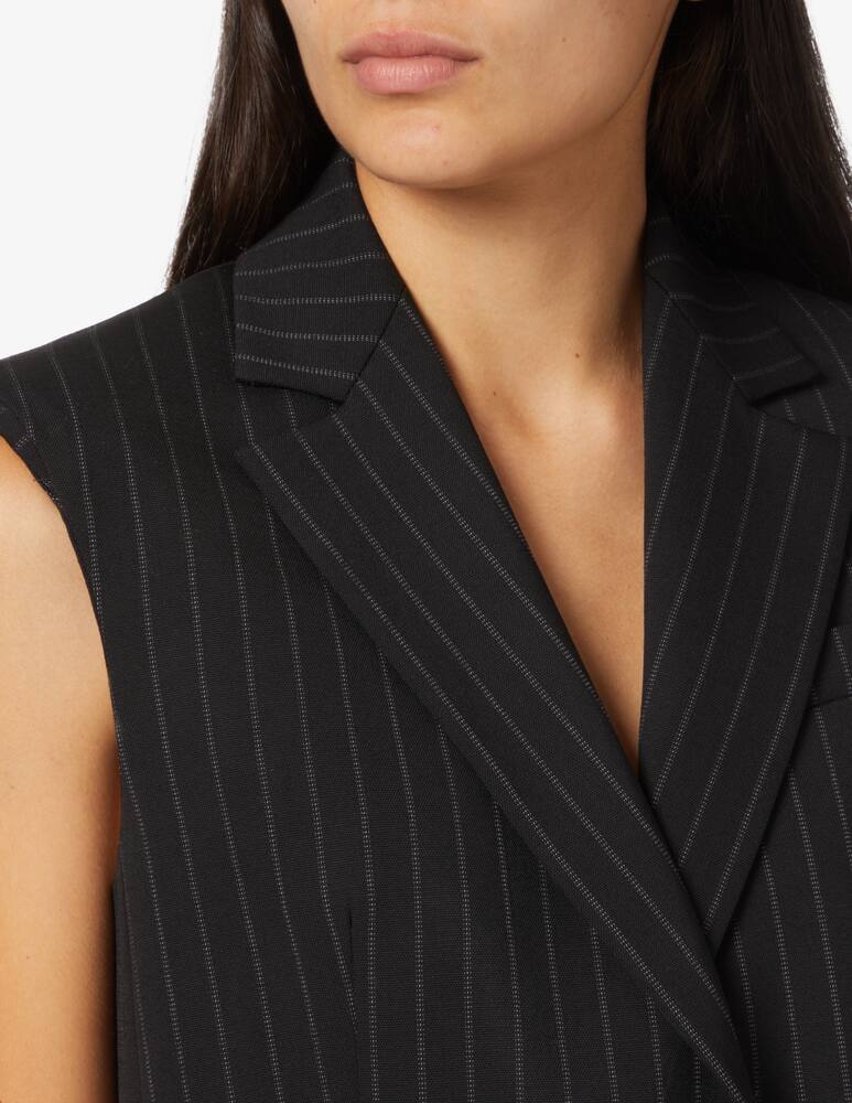 Sportmax Blazer senza manica Rossana - Nero - immagine 4