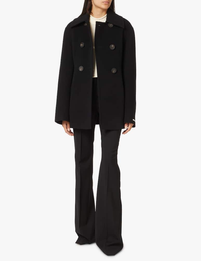 rinascente Sportmax Cappotto corto Sarong - Nero