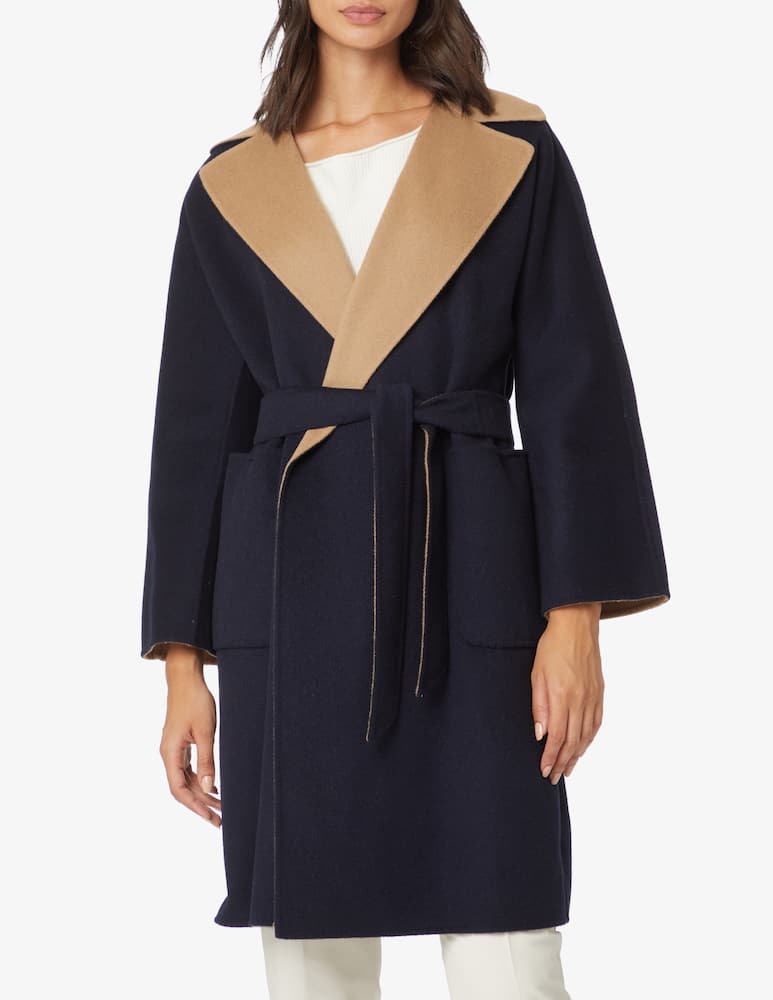 Weekend Max Mara Cappotto doppiopetto Rail - Blu - immagine 1 Weekend Max Mara Cappotto doppiopetto Rail - Blu - immagine 1