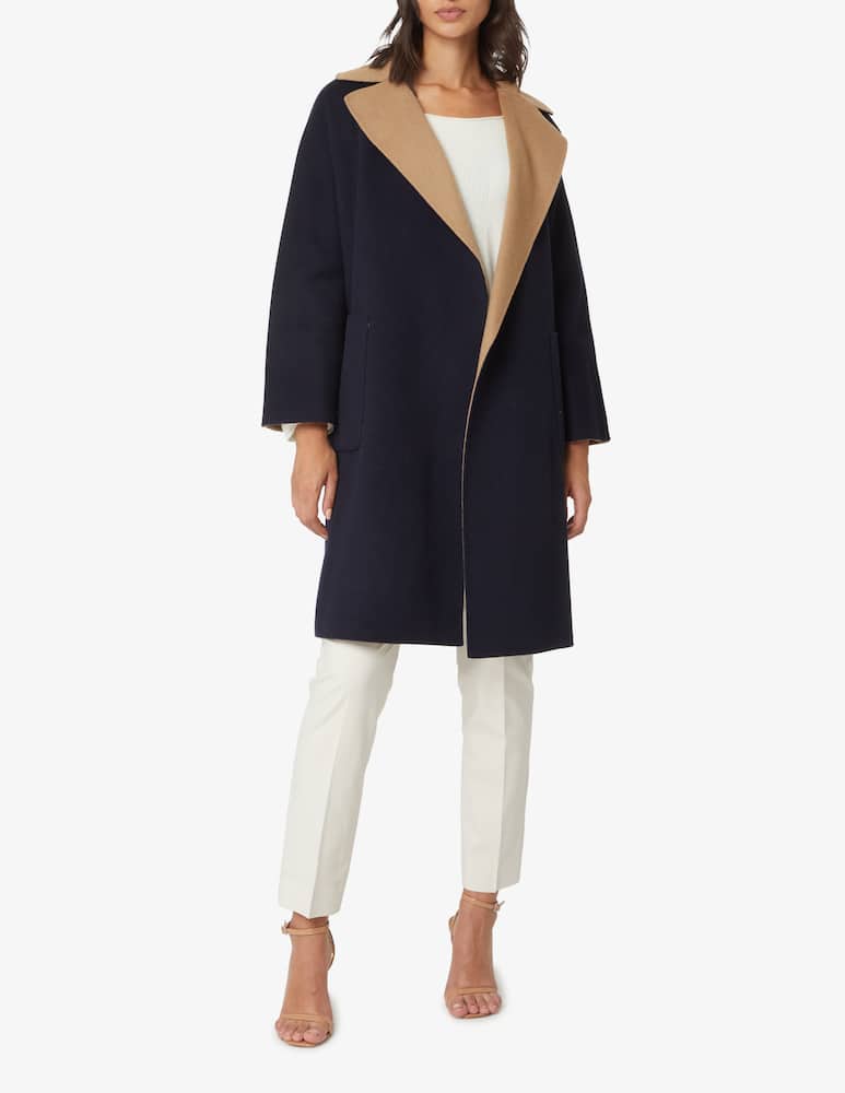 Weekend Max Mara Cappotto doppiopetto Rail - Blu - immagine 2 Weekend Max Mara Cappotto doppiopetto Rail - Blu - immagine 2