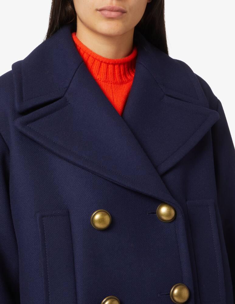 rinascente Sportmax Umido short coat - Blue