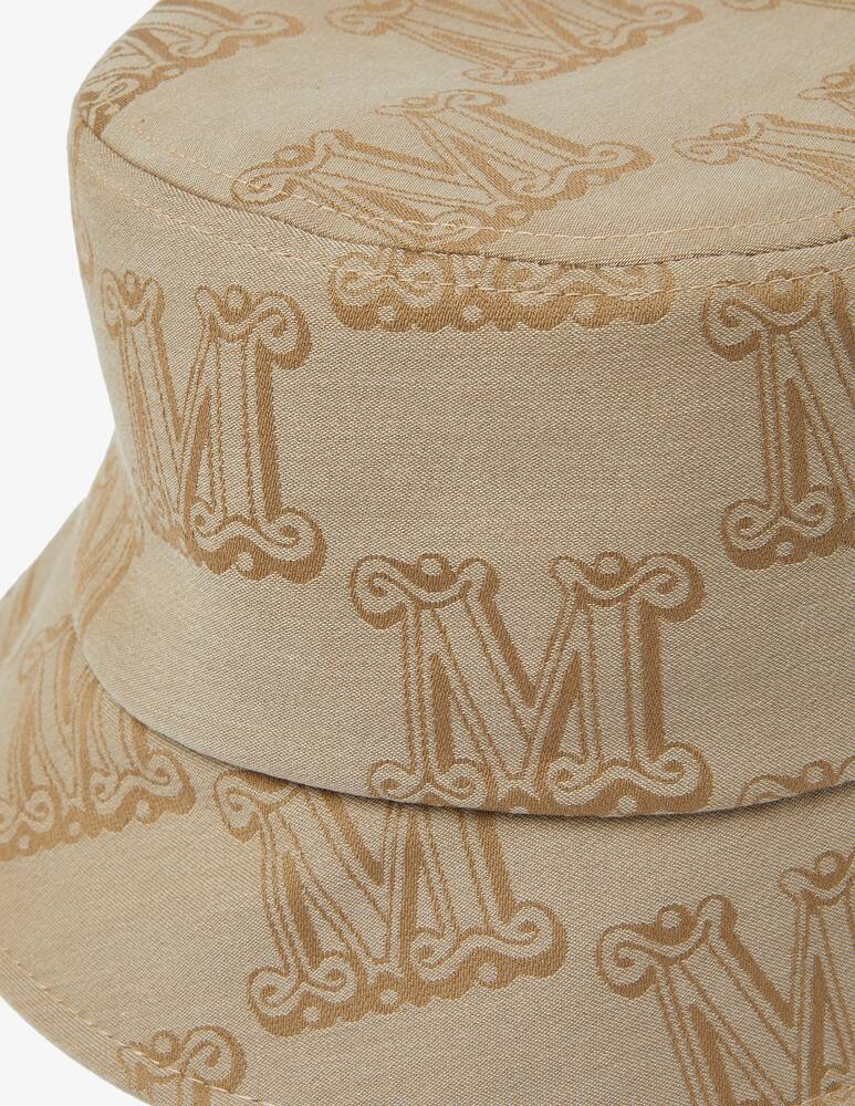 rinascente Max Mara Cappello bucket con stampa logata - Bianco