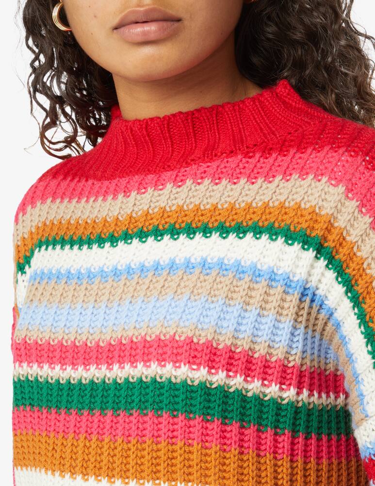 Weekend Max Mara Maglione rigato in lana Aladino - Multicolor - immagine 4
