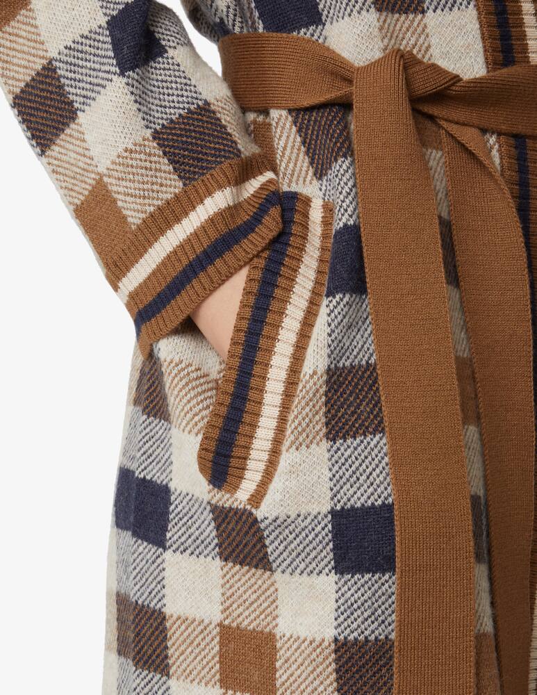 rinascente Weekend Max Mara Lavagna maxi check cardigan - Multicolor