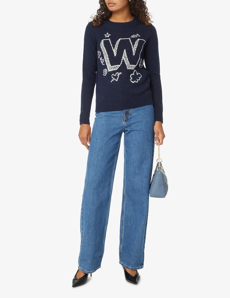 Weekend Max Mara Maglione in misto alpaca Gallo - Blu - immagine 2 Weekend Max Mara Maglione in misto alpaca Gallo - Blu - immagine 2
