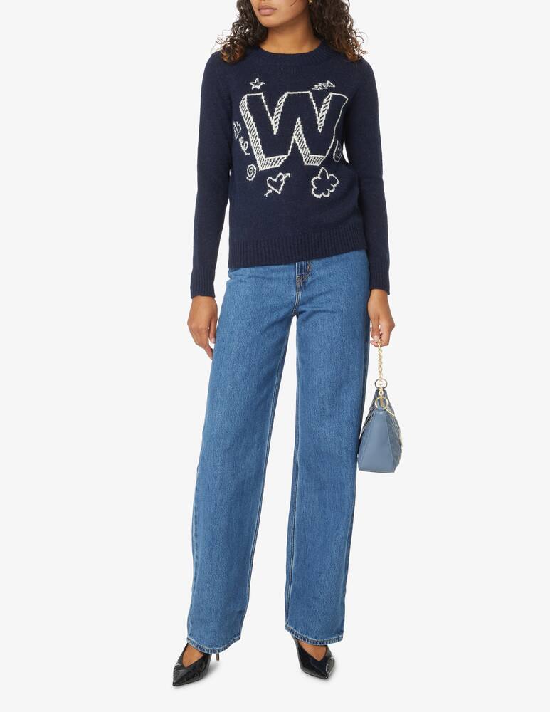 rinascente Weekend Max Mara Gallo alpaca blend sweater - Blue