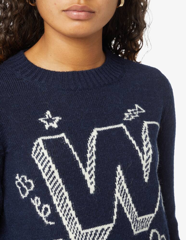 Weekend Max Mara Maglione in misto alpaca Gallo - Blu - immagine 4 Weekend Max Mara Maglione in misto alpaca Gallo - Blu - immagine 4