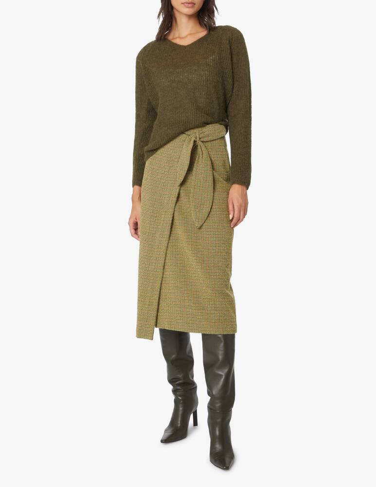MM by MaxMara Maglione scollo v Tequila - Oliva Max Mara - immagine 2 MM by MaxMara Maglione scollo v Tequila - Oliva Max Mara - immagine 2