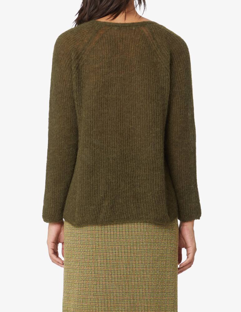 MM by MaxMara Maglione scollo v Tequila - Oliva Max Mara - immagine 3 MM by MaxMara Maglione scollo v Tequila - Oliva Max Mara - immagine 3