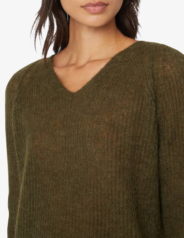 MM by MaxMara Maglione scollo v Tequila - Oliva Max Mara - immagine 4 MM by MaxMara Maglione scollo v Tequila - Oliva Max Mara - immagine 4