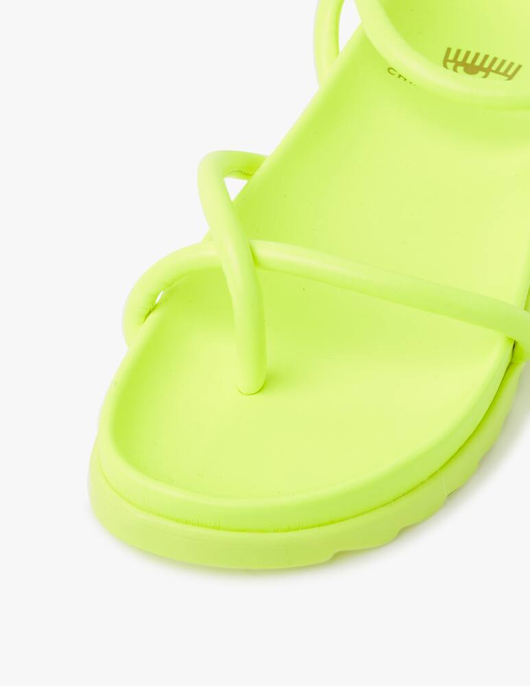 rinascente Chiara Ferragni Sandali bassi fluo - giallo