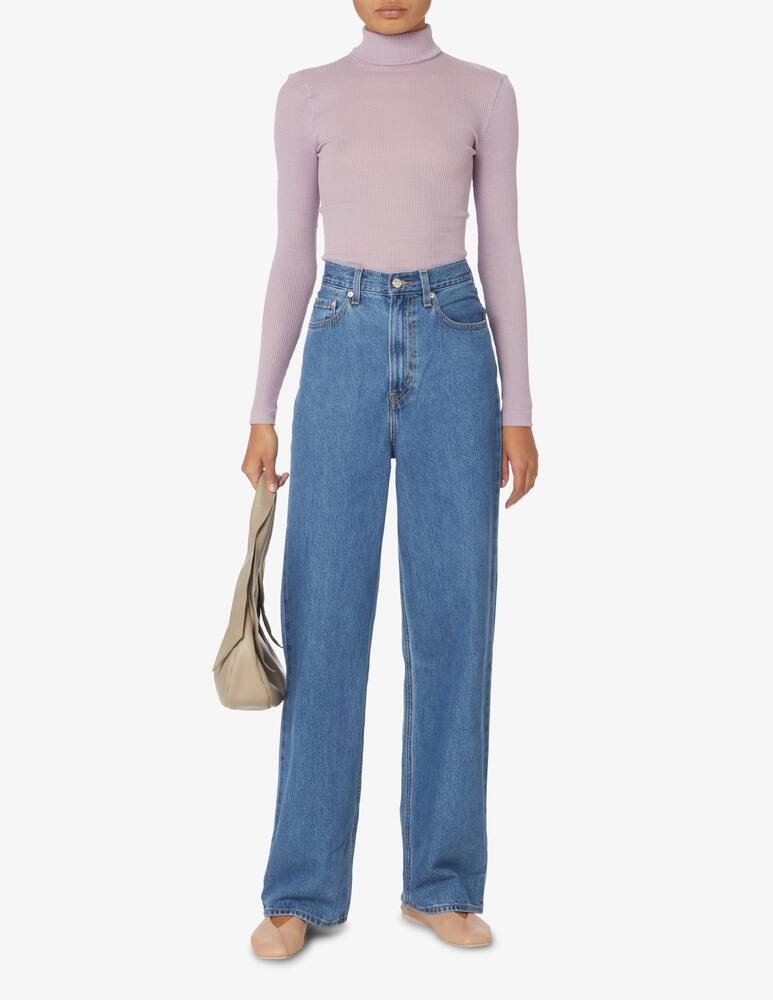 rinascente Lisanza Dolcevita a costine - Rosa