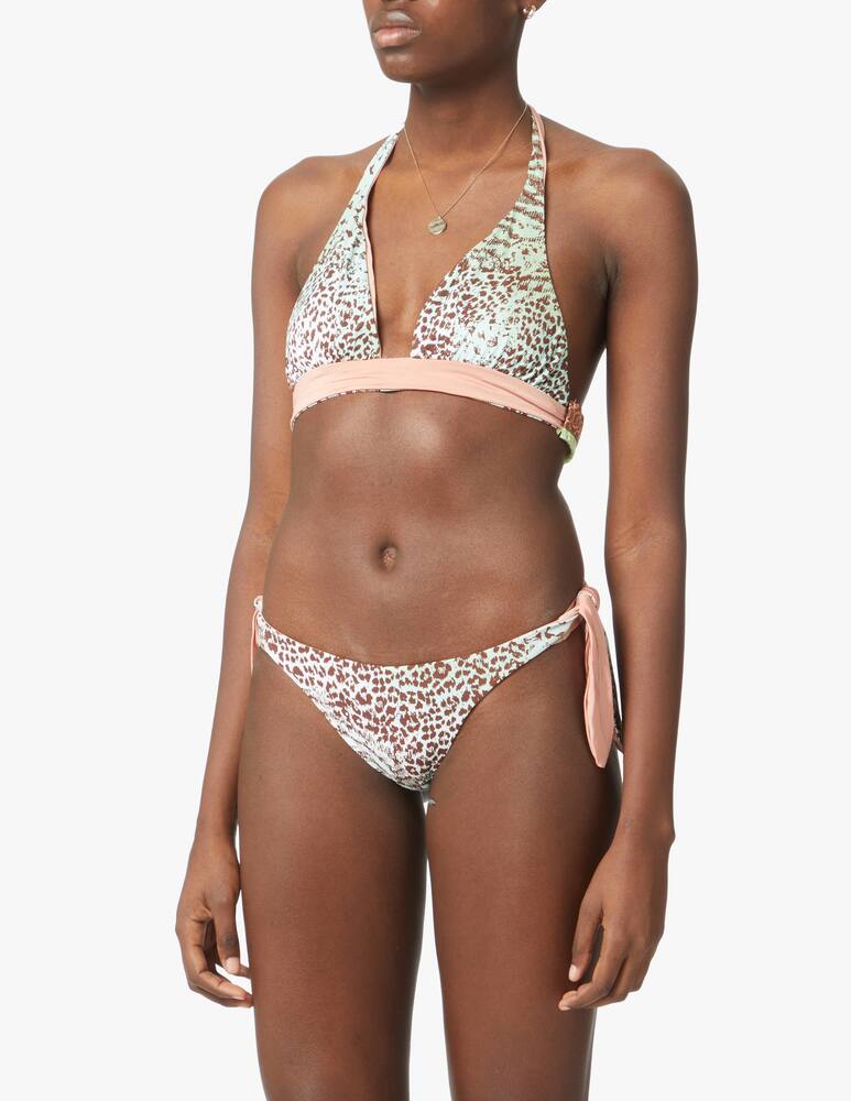 rinascente Amorissimo June triangle bikini set - green