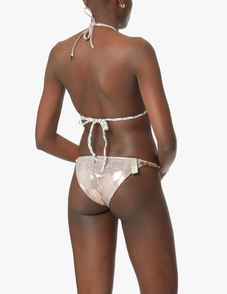 rinascente Amorissimo Set bikini con triangolo Bahia - oro