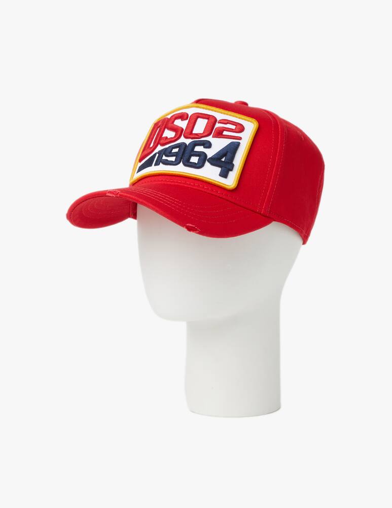 Dsquared2 Baseball dsq2 patch 1964 cap - red - picture 1 Dsquared2 Baseball dsq2 patch 1964 cap - red - picture 1