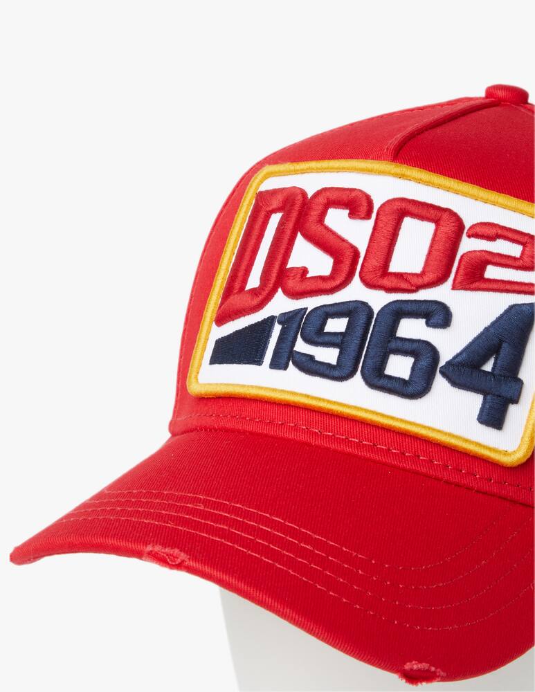 rinascente Dsquared2 Baseball dsq2 patch 1964 cap - red