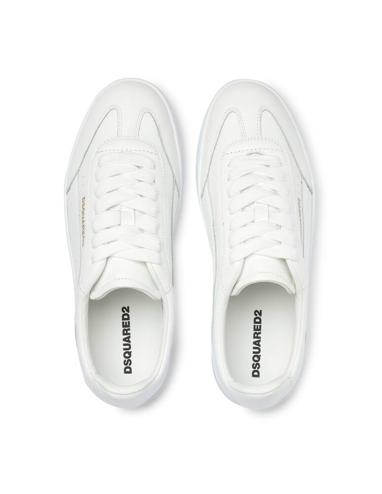 rinascente Dsquared2 Sneakers f cass scritta oro - bianco
