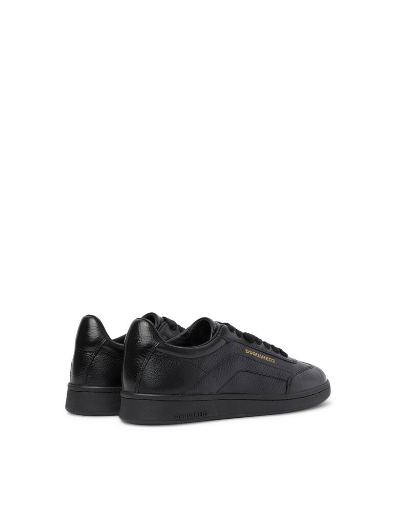 rinascente Dsquared2 Gold lettering f cass sneakers - black