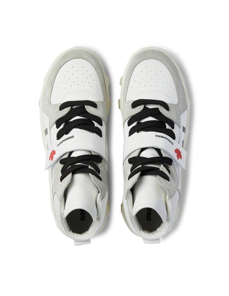 rinascente Dsquared2 Sneakers alta basket icon - bianco
