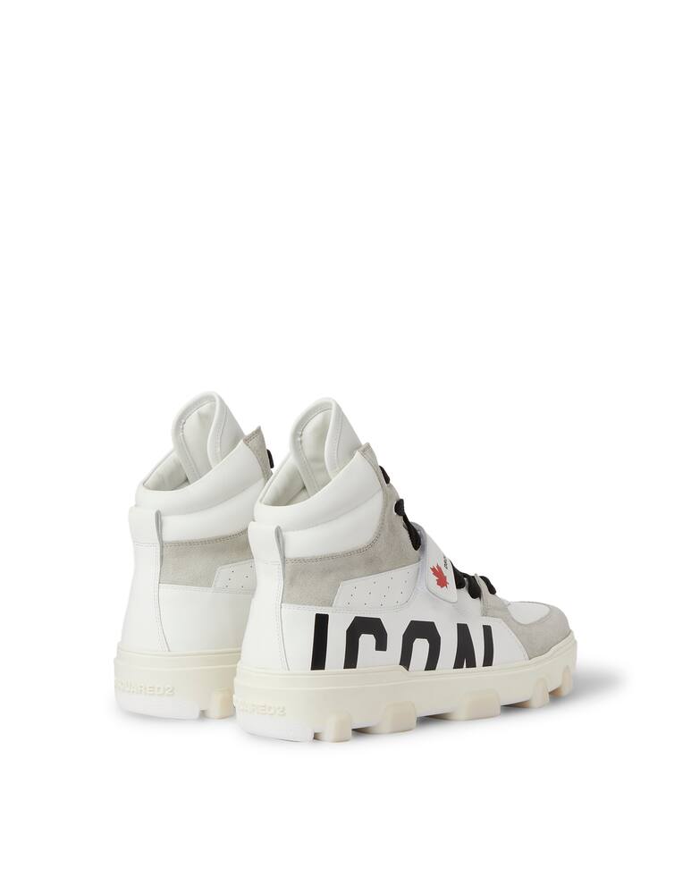 rinascente Dsquared2 Sneakers alta basket icon - bianco