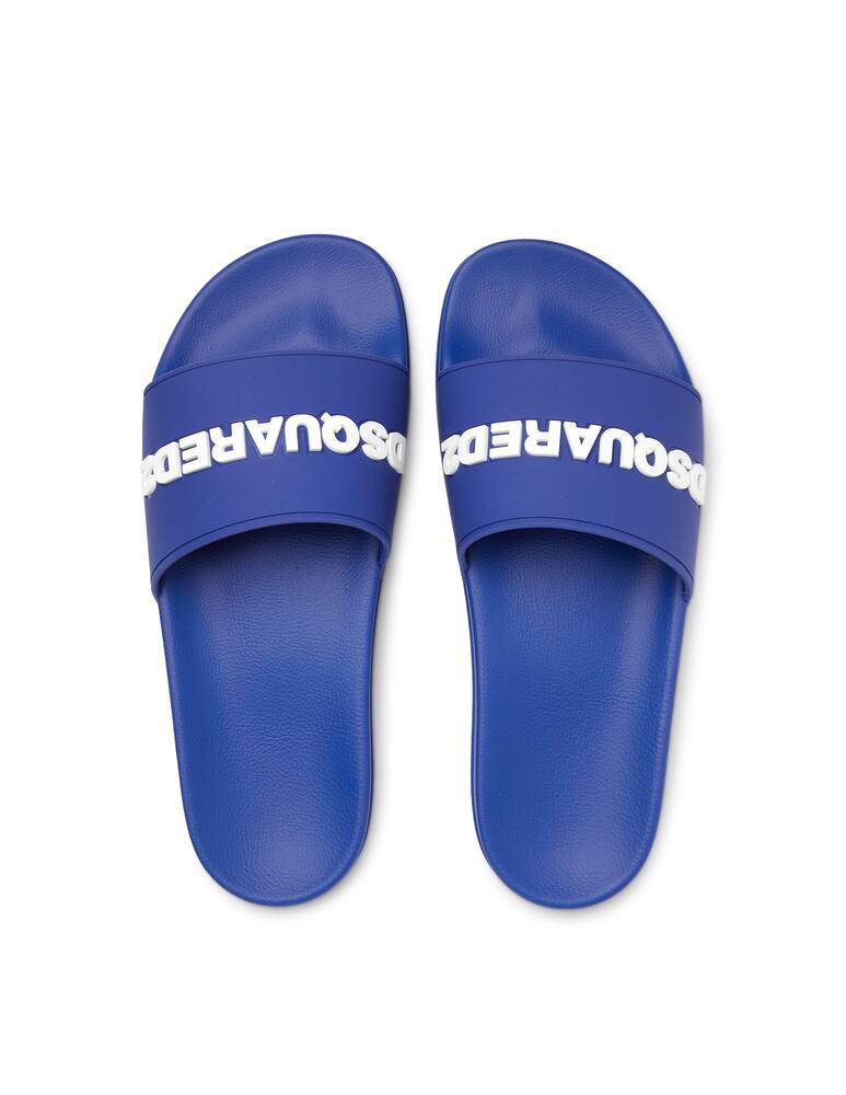 rinascente Dsquared2 Ciabatta con logo - blu