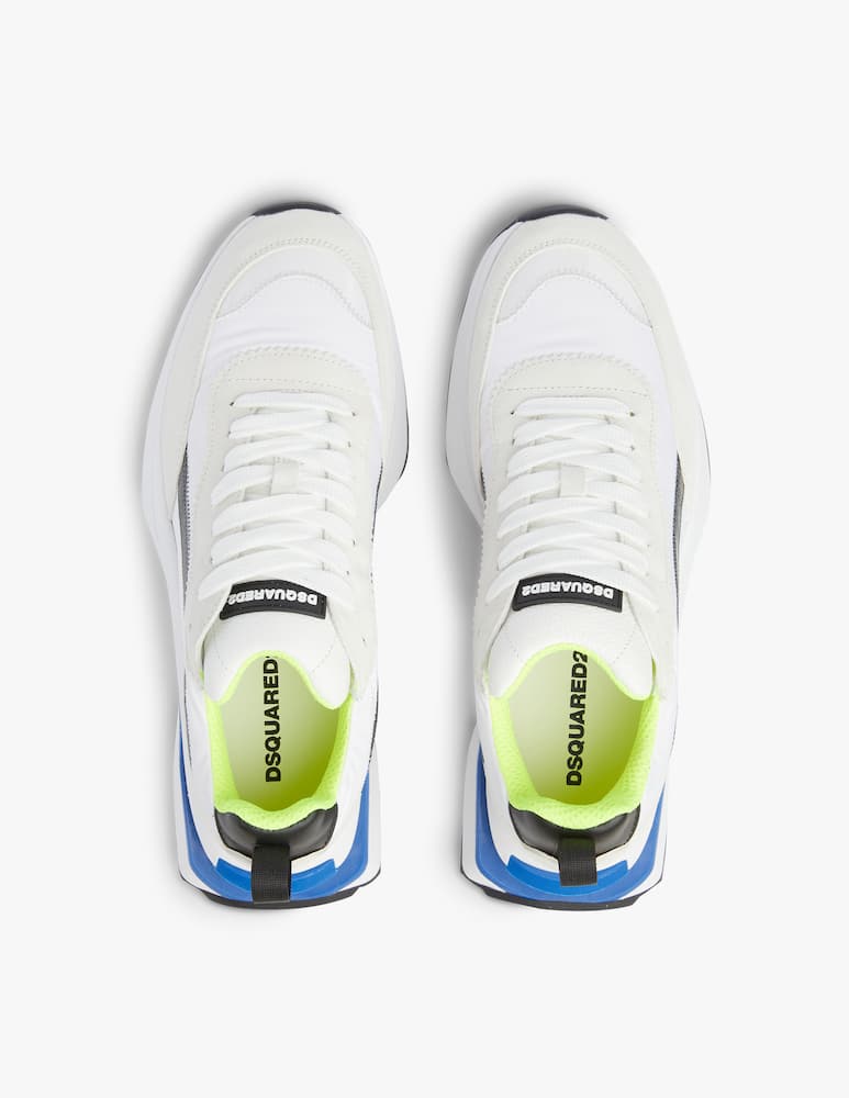 rinascente Dsquared2 Sneakers slash fondo alto - bianco