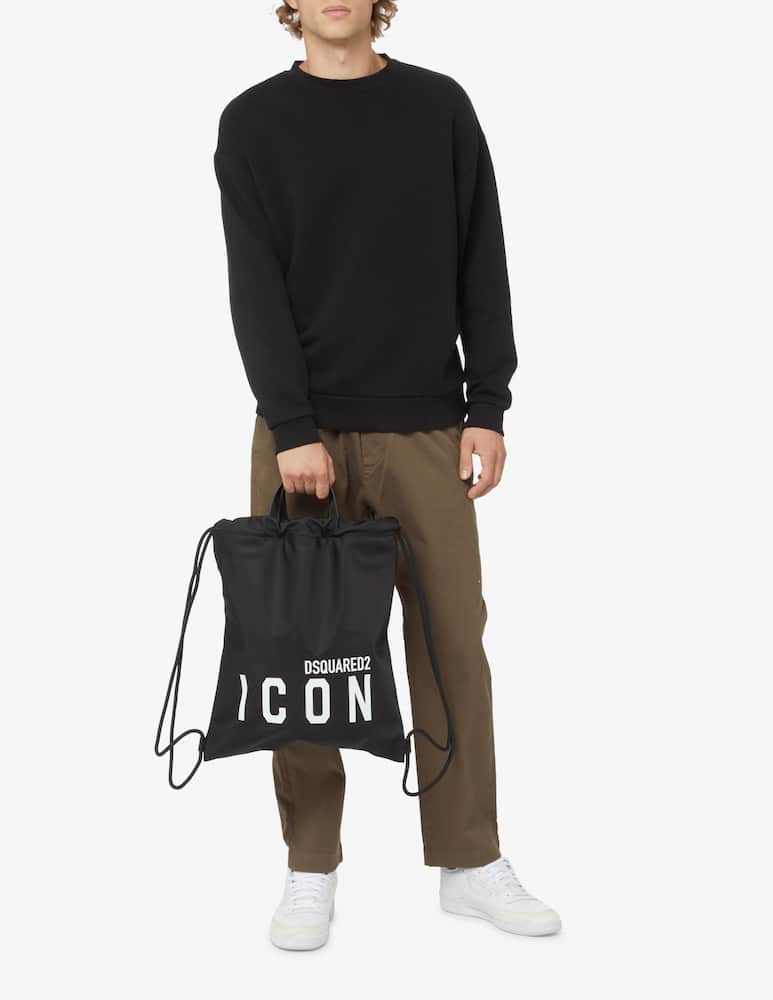 rinascente Dsquared2 Sacca icon in nylon - Nero