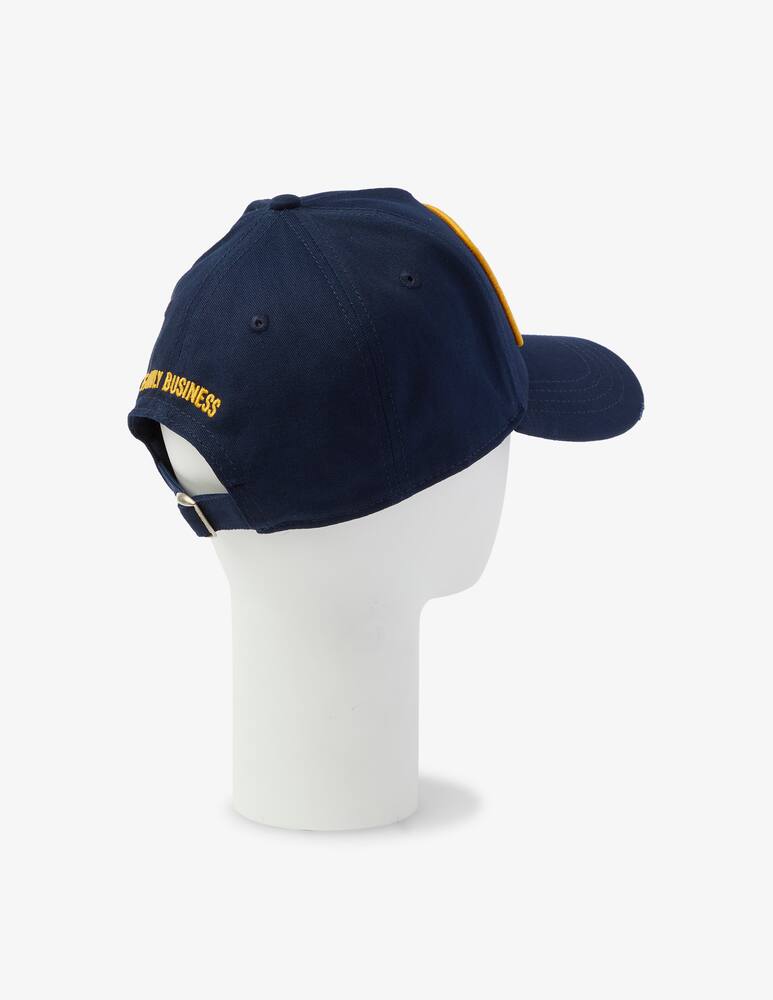 rinascente Dsquared2 Baseball patch leaf logo cap - Blue