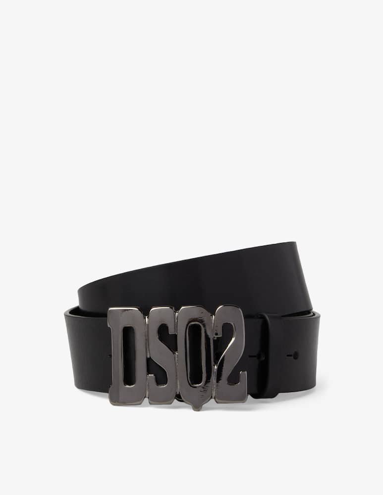 Dsquared2 Logo plaque belt - picture 1 Dsquared2 Logo plaque belt - picture 1