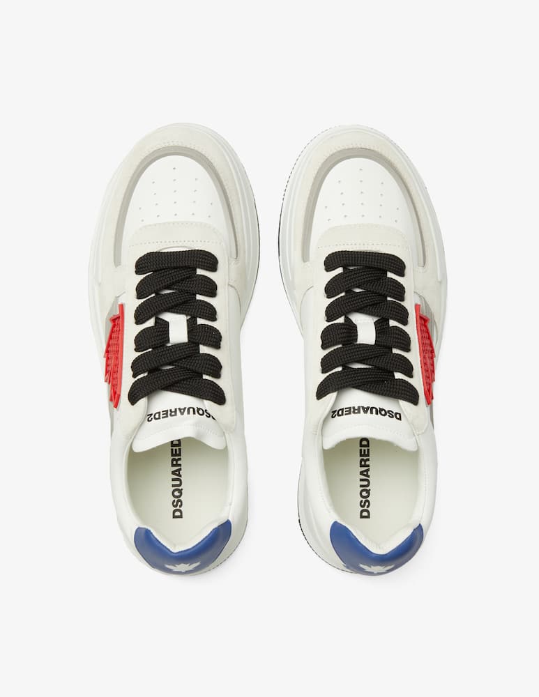 Dsquared2 Sneakers basket low top foglia - immagine 3 Dsquared2 Sneakers basket low top foglia - immagine 3