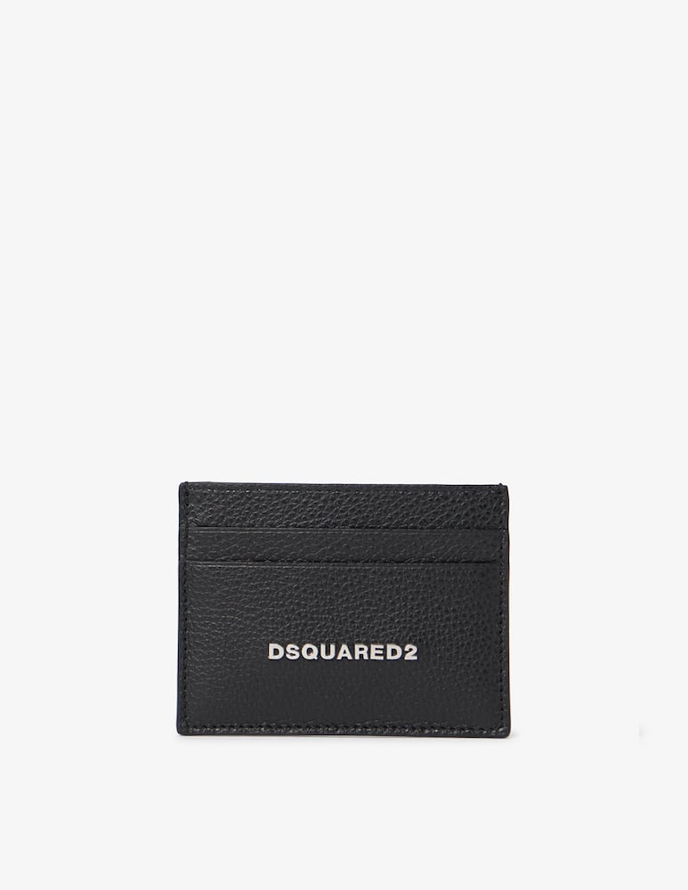 rinascente Dsquared2 Card holder metallic logo