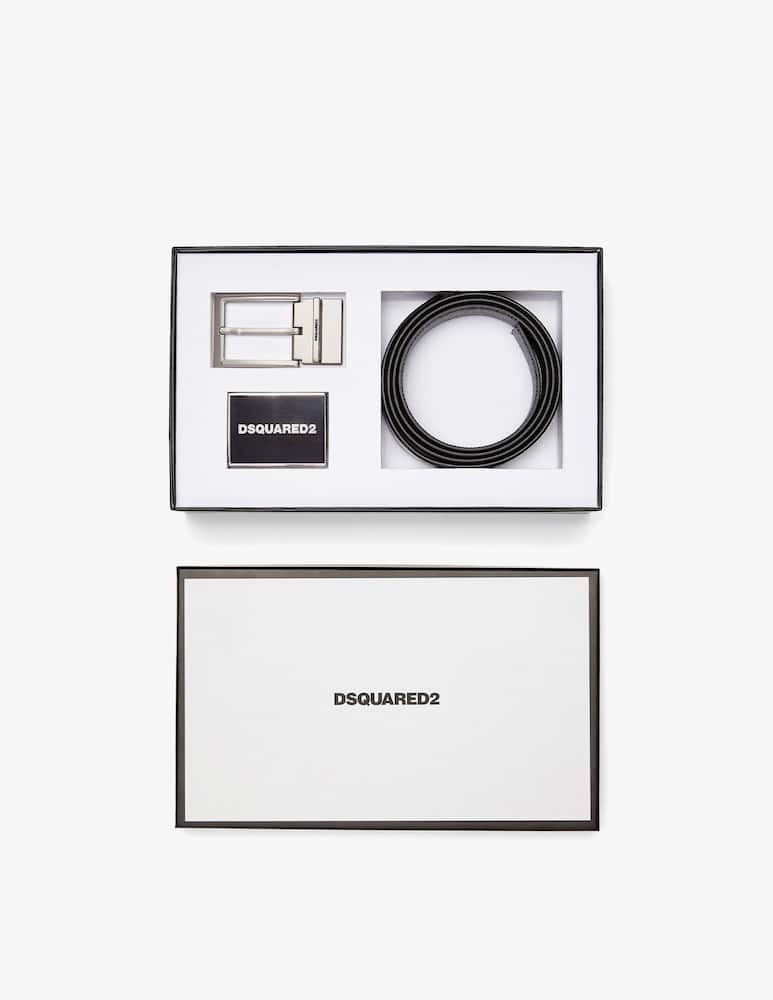 rinascente Dsquared2 Set cintura con due fibbie