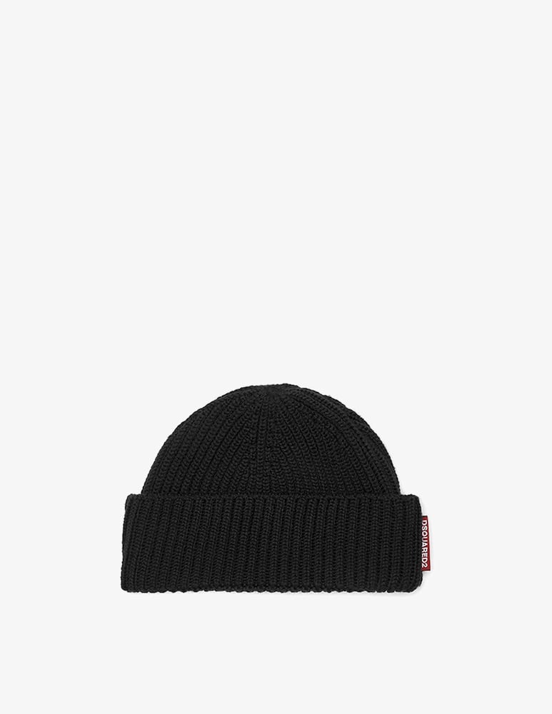 rinascente Dsquared2 Ribbed beanie and scarf set