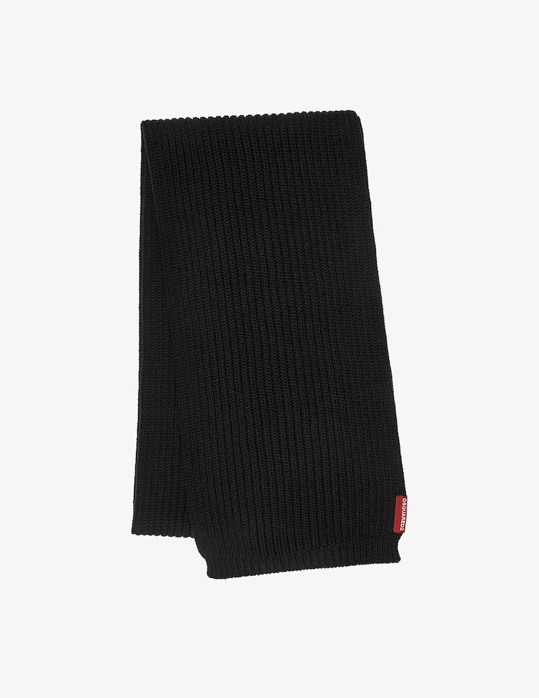 rinascente Dsquared2 Ribbed beanie and scarf set