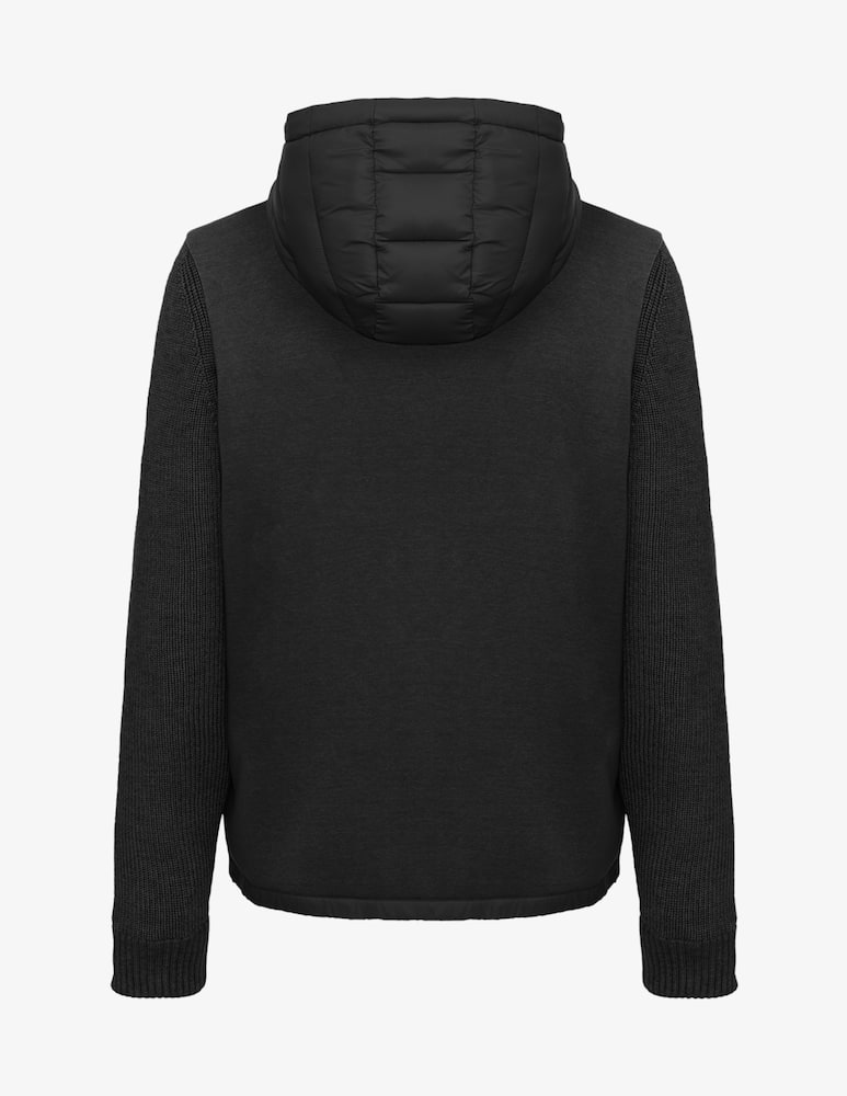 rinascente Colmar Multi-material hooded jacket