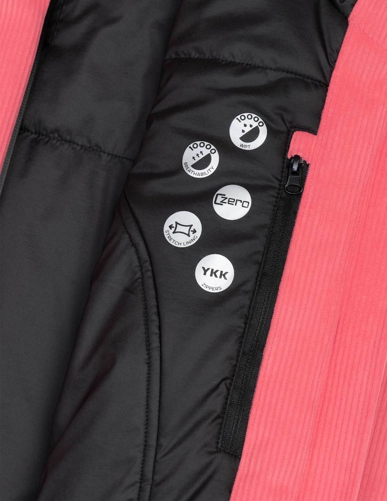 Colmar Yin&Yang padded corduroy ski jacket - picture 3 Colmar Yin&Yang padded corduroy ski jacket - picture 3